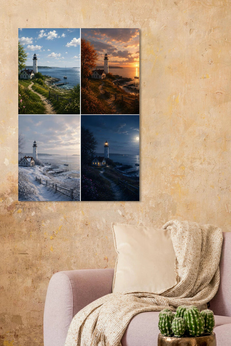 All the Seasons in One Picture – Nordic Art Series