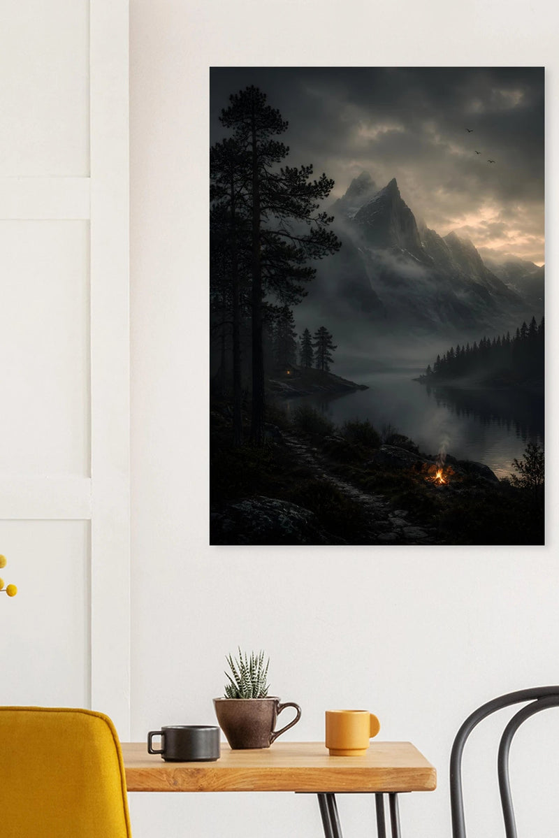 Dark Nordic Nature – Moody Wall Art for Bold Interiors