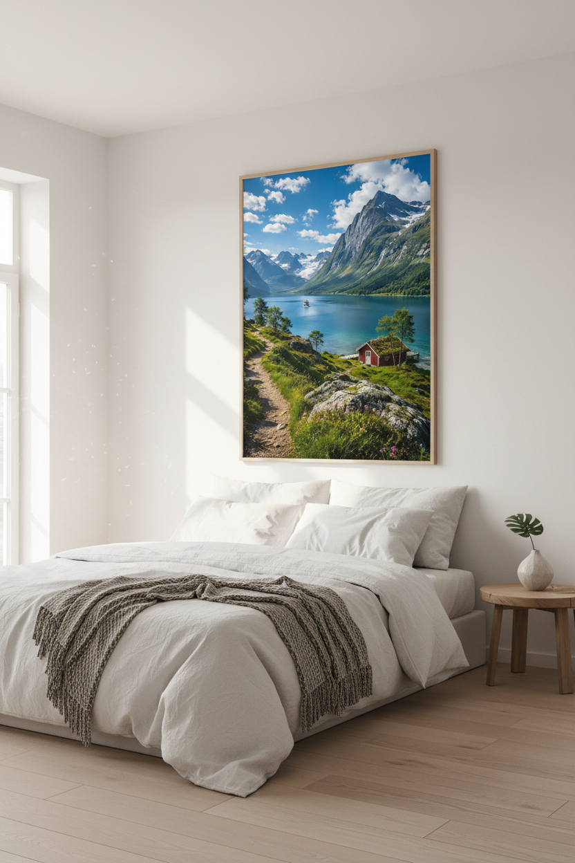 Cabin Beneath the Mountains